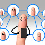 happy finger social networking